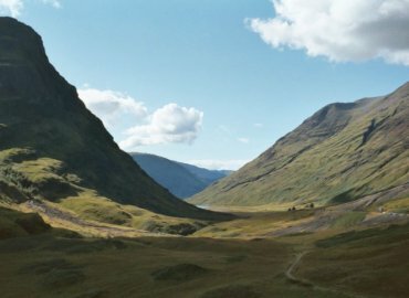 Picture looking into Glen Coe