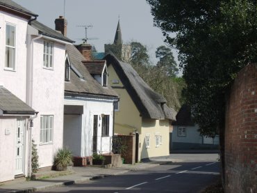 View of Great Bardfield, Essex,  England