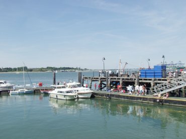 Photo of a small part of the harbour, Harwich, Essex, England