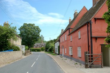 Scene showing the village of Hemmingford Grey, Huntingdonshire (Cambridgeshire), England
