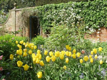 View of Hidcote Manor Gardens, Chipping Campden, Gloucestershire, England