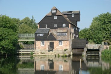 View of the mill, Houghton, Huntingdonshire (Cambridgeshire), England