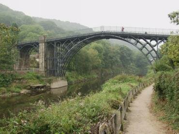 The ironbridge, Ironbridge, Shropshire, England