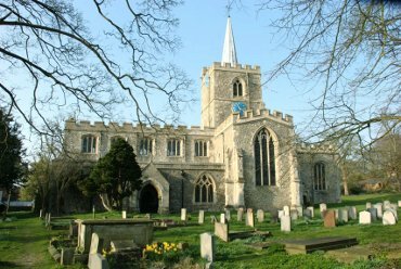 View of Ivinghoe Church, Buckinghamshire, England
