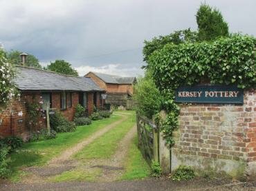 View of the pottery, Kersey, Suffolk, England