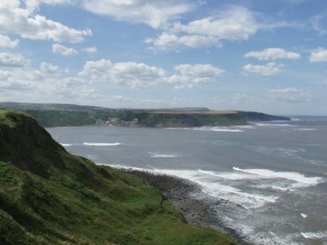 Photograph of Runswick Bay from Kettleness, North Yorkshire, Great Britain