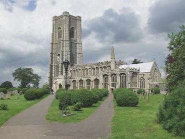 Photograph of the church of St. Peter and St. Paul, Lavenham, Suffolk, England