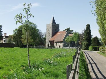 Photograph of the church of St. Katherine, Little Bardfield, Essex, England