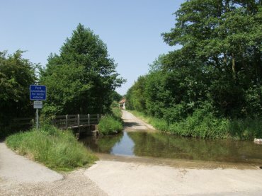 Photograph of the ford, Little Thornage, Holt, Norfolk, England
