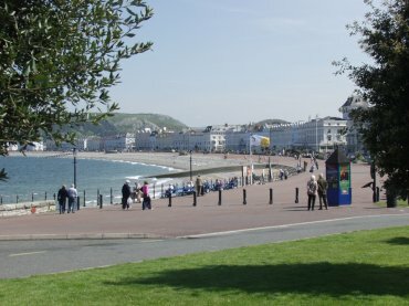 Photo of the bay and promenade, Llandudno, Gwynedd, Snowdonia, North Wales