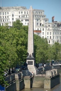 Photograph of Cleopatra's Needle, London, England