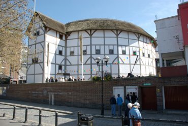View of Shakespeare's Globe Theatre, London, England