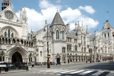 Photograph of the Royal Courts of Justice, Strand, London, England