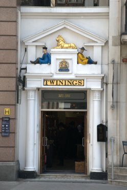 Photograph of Twining's Tea Shop, London, England