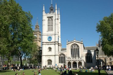 Photograph of St. Margaret's Church by Westminster Abbey, London, England