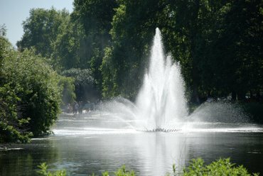 Photograph of  the fountain, St. James's Park, London, England