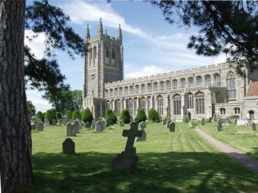 Picture of the Church of the Holy Trinity, Long Melford, Suffolk, England