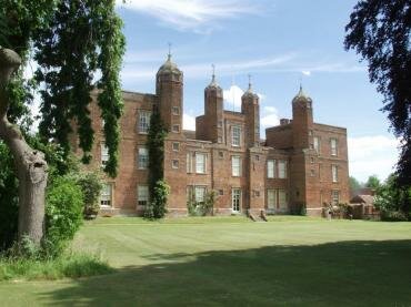 Photo of the tudor Melford Hall, Long Melford, Suffolk, England