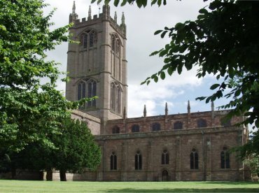 Parish church, Ludlow, Shropshire, England