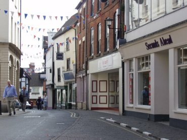 High Street, Ludlow, Shropshire, England