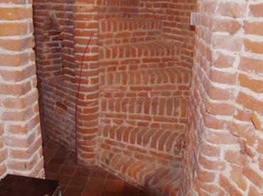 Photograph of the 15th Century Newell Staircase, Moot Hall, Maldon, Essex, England