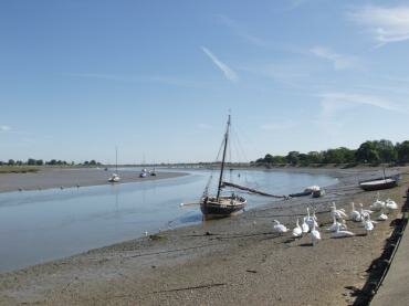 Photograph of the River Blackwater from the Promenade, Maldon, Essex, England
