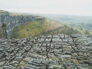 Limestone pavement at Malham Cove, Malham, Yorkshire Dales, North Yorkshire, England