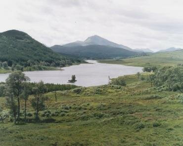 Scene from the Fort William to Mallaig road, Scotland
