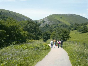 Picture of the Manifold Valley near Hartington, Derbyshire Peak District