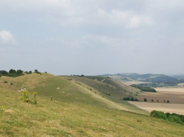 View of from Knap Hill, Pewsey Down, Marlborough, Wiltshire (Wilts), England