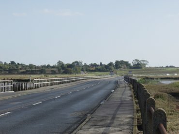Photos - the road to Mersea Island, Essex, England