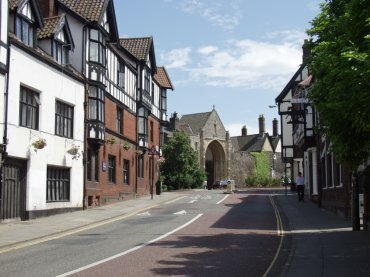 View of Norwich Cathedral, Norwich, Norfolk, England