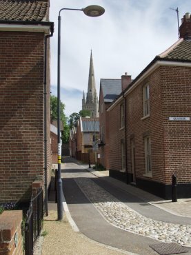 Photograph of a new development by the Quayside, Norwich, Norfolk, England