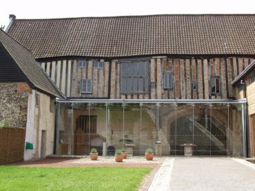 View of the rear of the building, dragon hall, Norwich, Norfolk, England