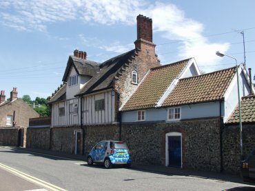 View of a thatched house, Norwich, Norfolk, England