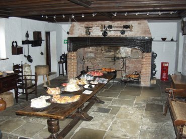 Photograph of the kitchen, strangers hall, Norwich, Norfolk, England