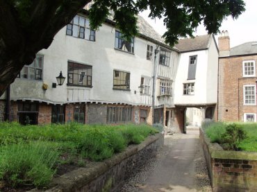 View of Tombland Alley, Norwich, Norfolk, England