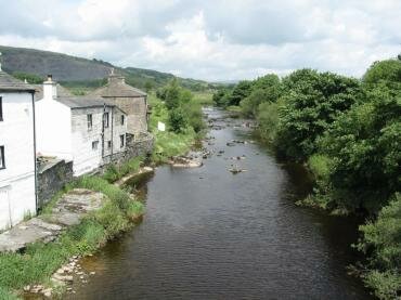 The view from Helwith Bridge near Settle, Yorkshire Dales, North Yorkshire, England