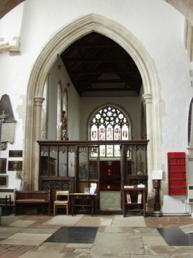View of St. Mary's Church, Rye, Sussex, England, Great Britain