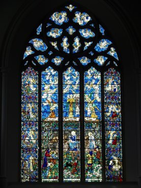 View of St. Mary's Church, Rye, Sussex, England, Great Britain
