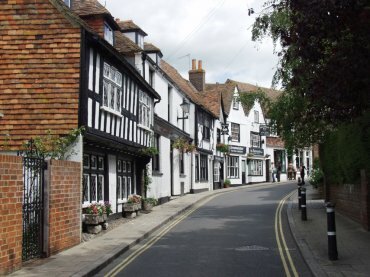 View of The Mint, Rye, Sussex, England, Great Britain