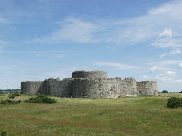 View of Camber Castle, Rye, Sussex, England, Great Britain