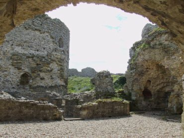 View of Camber Castle, Rye, Sussex, England, Great Britain