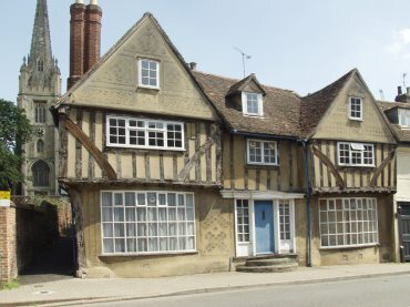 View of a house in High Street, Saffron Walden, Essex