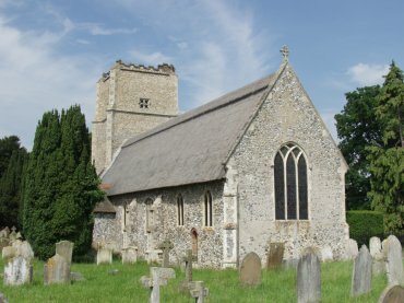 View of Salhouse Church, Salhouse, Norfolk, England
