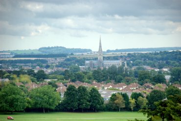 View of Salisbury, Wiltshire (Wilts), England