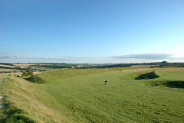 View of Figsbury Ring, Salisbury, Wiltshire (Wilts), England