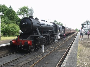 View of Sheringham Station on the Poppy Line, Sheringham, Norfolk, England