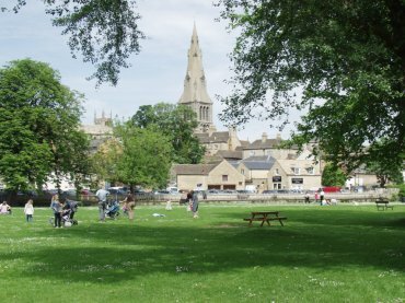 View of Stamford Meadows, Stamford, Lincolnshireshire, England