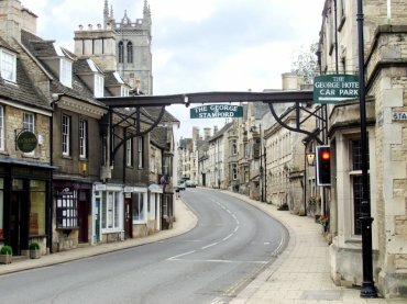 High Street Saint Martin's, Stamford, Lincolnshire, England